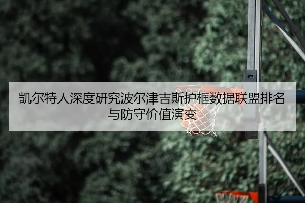 凯尔特人深度研究波尔津吉斯护框数据联盟排名与防守价值演变